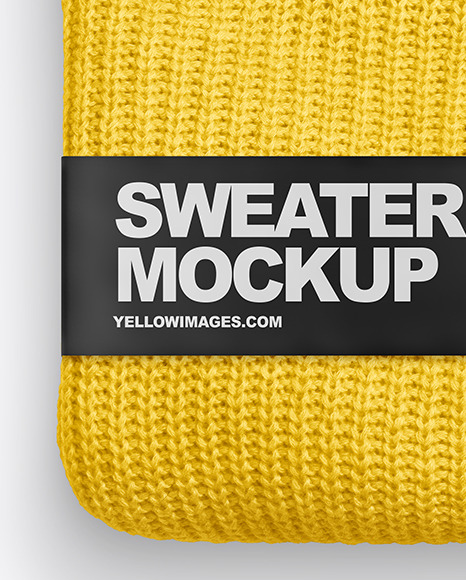 Folded Sweater Mockup