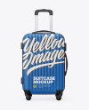 Travel Suitcase Mockup - Front View