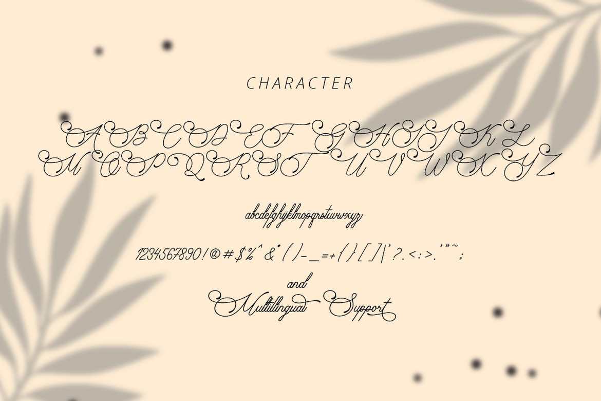 Audrena - Beautiful Monoline Calligraphy Audrena - Beautiful Monoline Calligraphy