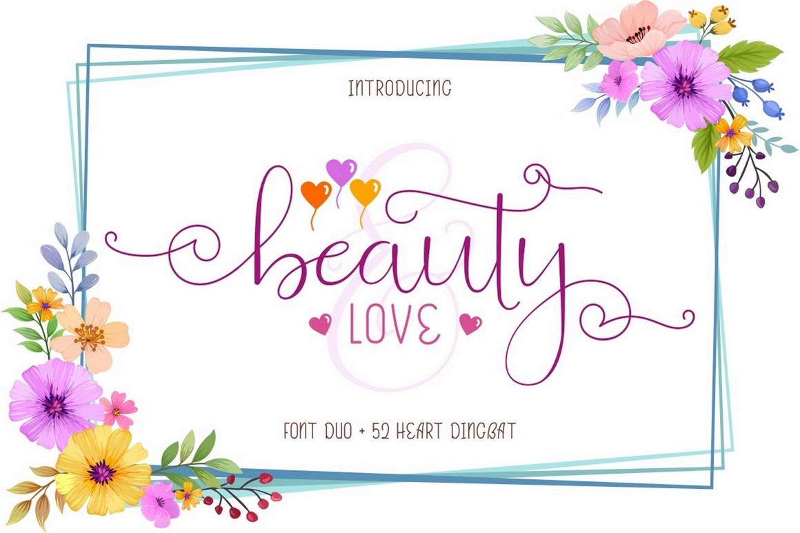 Beauty and Love - Modern Script Font