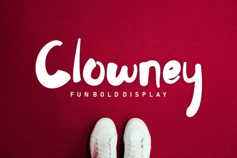 Clowney - Fun Bold Handwritten Display Font - Mural