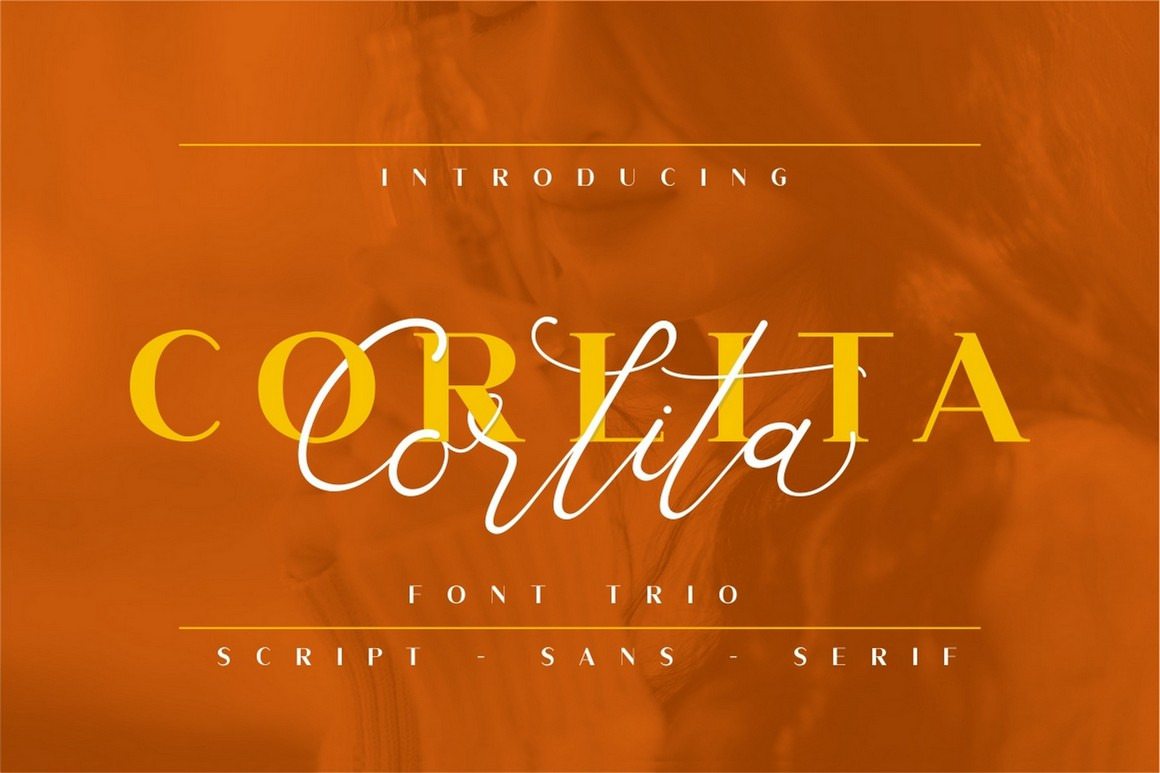 Corlita - Beautiful Modern Font Trio