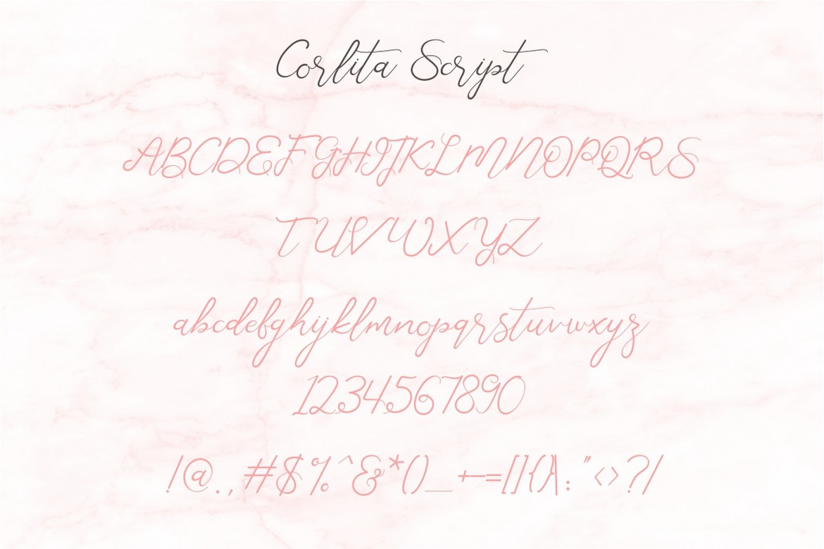 Corlita - Beautiful Modern Font Trio Corlita - Beautiful Modern Font Trio