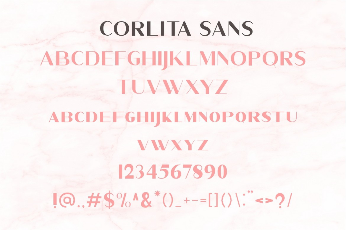 Corlita - Beautiful Modern Font Trio Corlita - Beautiful Modern Font Trio