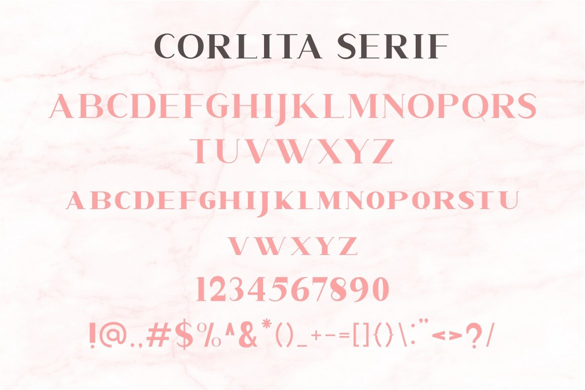 Corlita - Beautiful Modern Font Trio Corlita - Beautiful Modern Font Trio