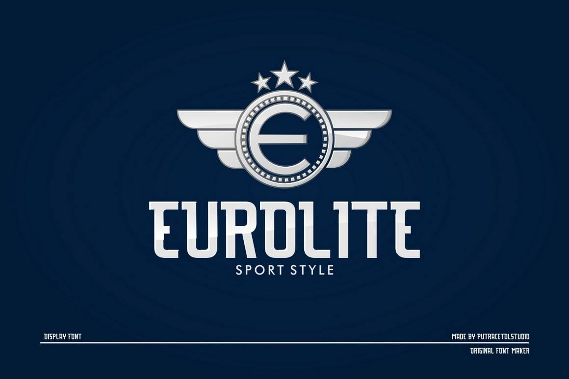 Eurolite - Display Sporty Font