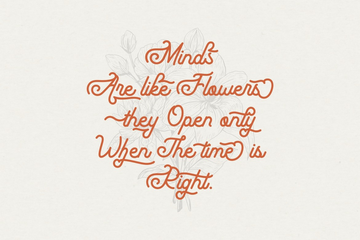 Grandmora - Monoline Script Font Grandmora - Monoline Script Font