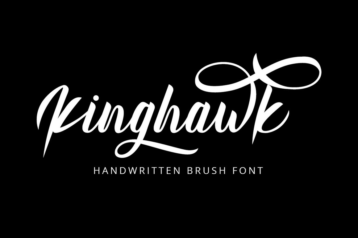 Kinghawk - Natural Handwritten Brush Font Kinghawk - Natural Handwritten Brush Font