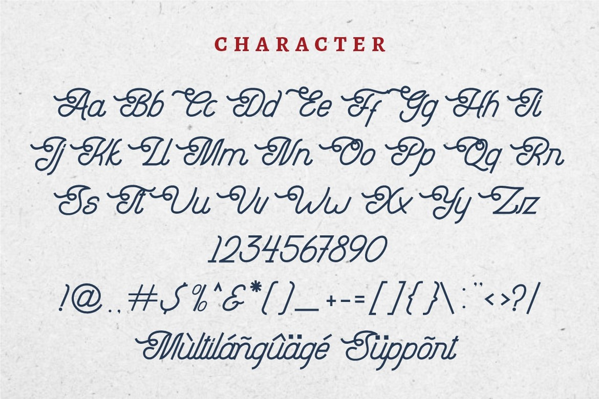 Lyodra - Vintage Monoline Script Font