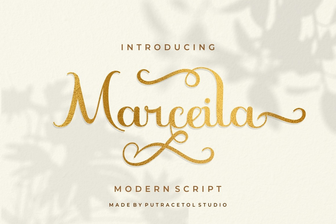 Marceila - Modern Script Font