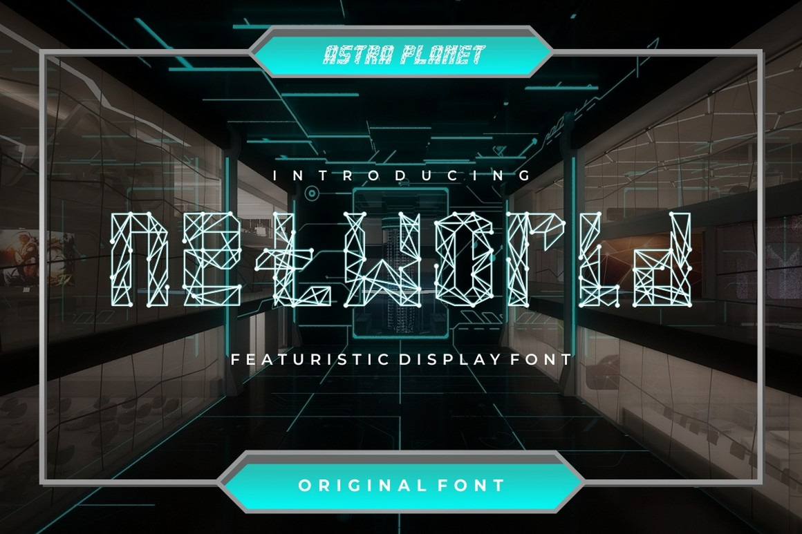 Networld - Futuristic Display Font Networld - Futuristic Display Font