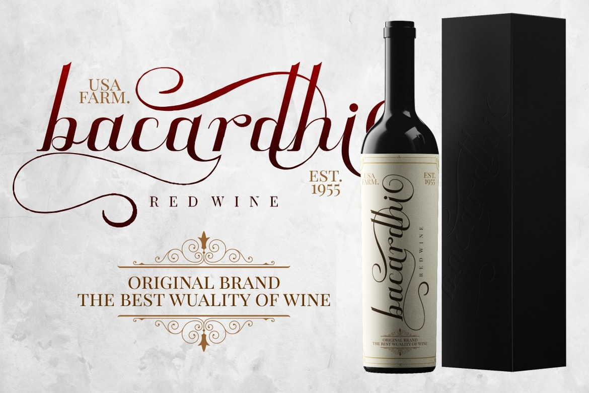 Quentara - Luxurious Script Font Quentara - Luxurious Script Font