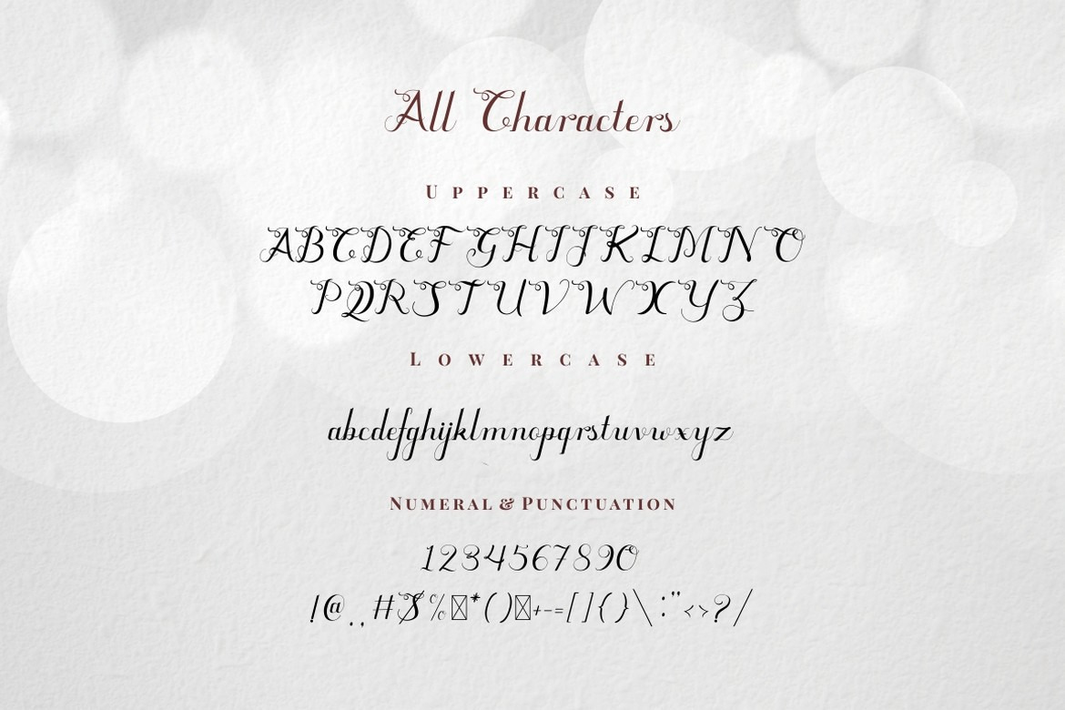 Quentara - Luxurious Script Font Quentara - Luxurious Script Font