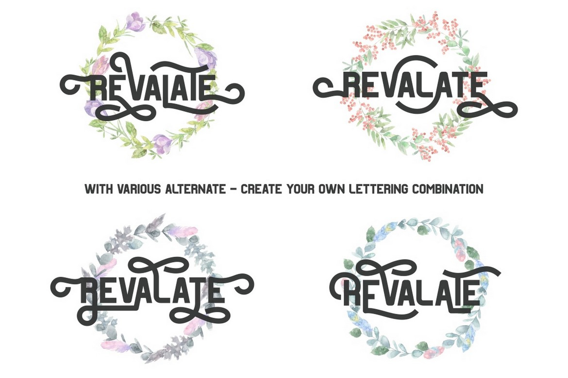 Revalate - Stylistic Display Sans Serif Font