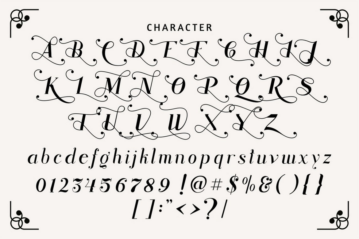 Rhonde - Modern Classic Script Font Rhonde - Modern Classic Script Font