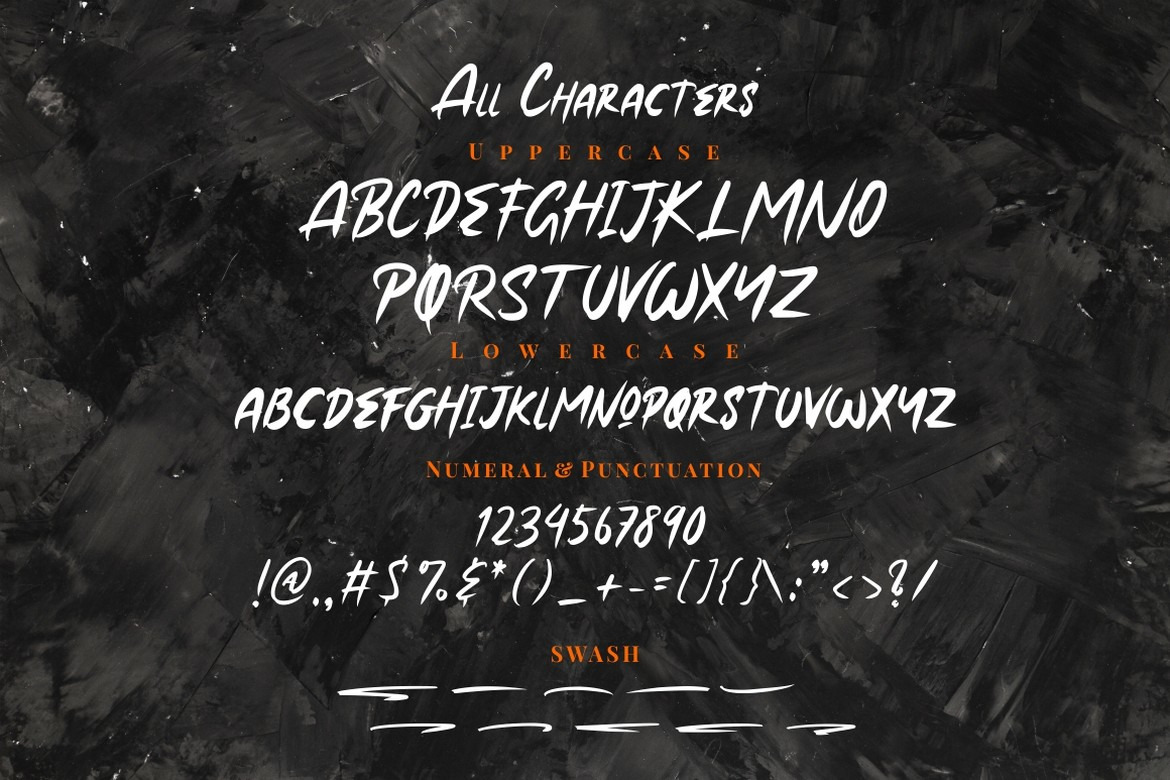 Roxer - Handbrush Font Roxer - Handbrush Font