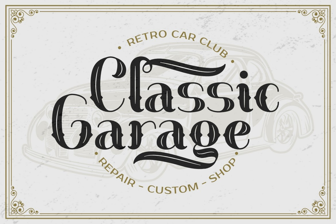 Royal Queen - Vintage Display Font Royal Queen - Vintage Display Font
