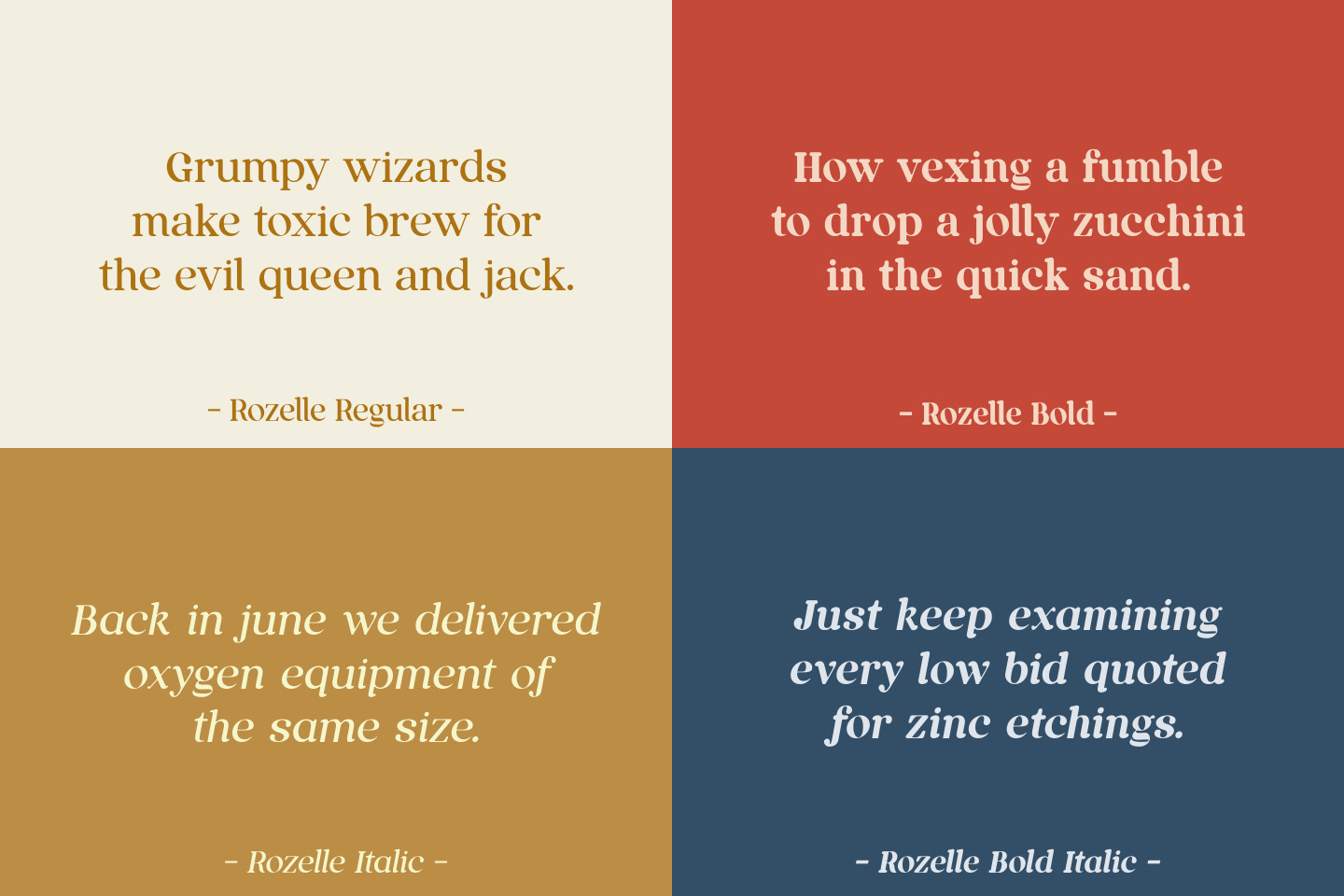 Rozelle Fonts