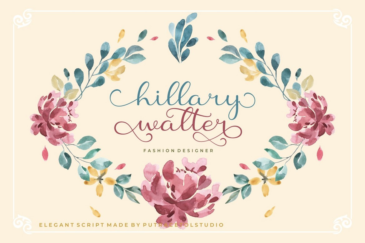 Shanela - Romantic And Modern Script Font Shanela - Romantic And Modern Script Font