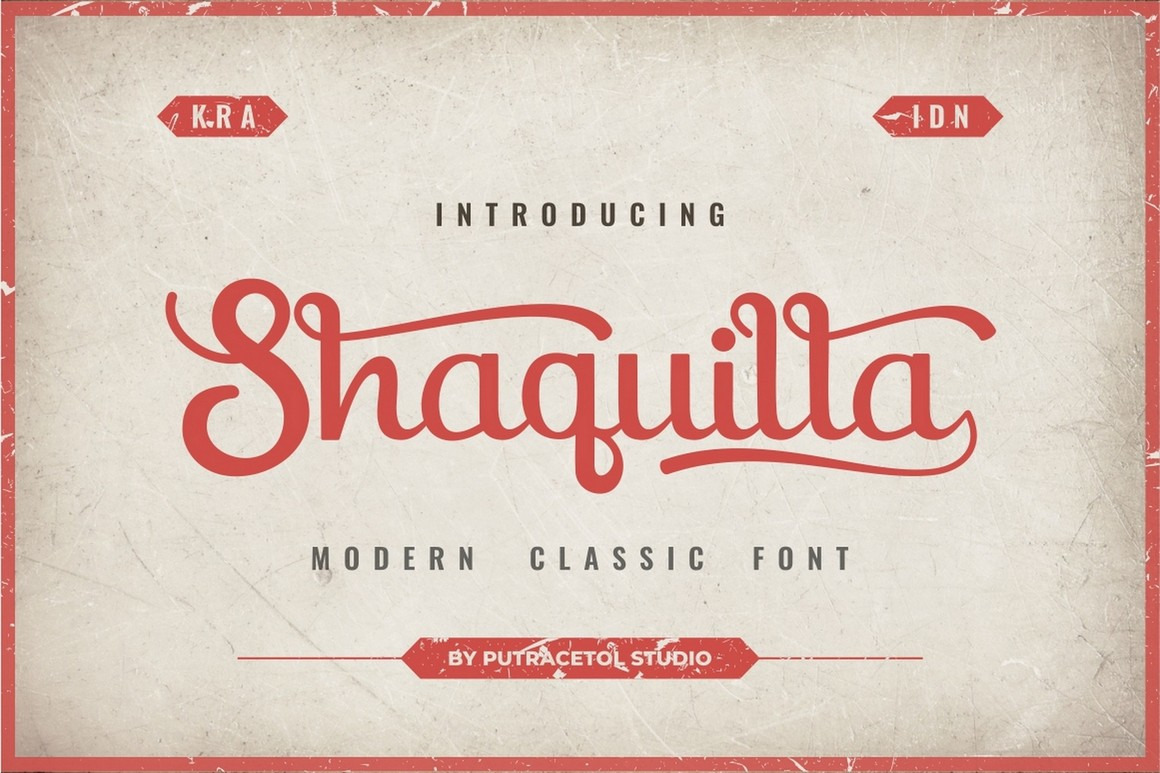Shaquilla - Modern Classic Style Font Shaquilla - Modern Classic Style Font