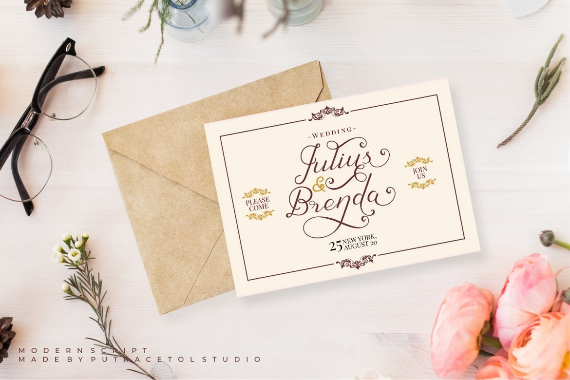 Sherley - Lovely Elegant Script Font Sherley - Lovely Elegant Script Font