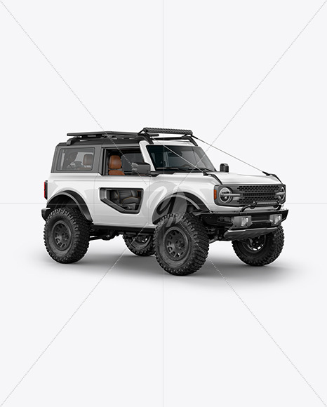 Off-Road SUV Mockup - Half Side View