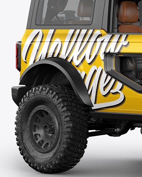 Off-Road SUV Mockup - Half Side View