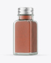 Clear Glass Jar with Red Pepper Mockup