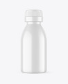 Glossy Plastic Bottle Mockup