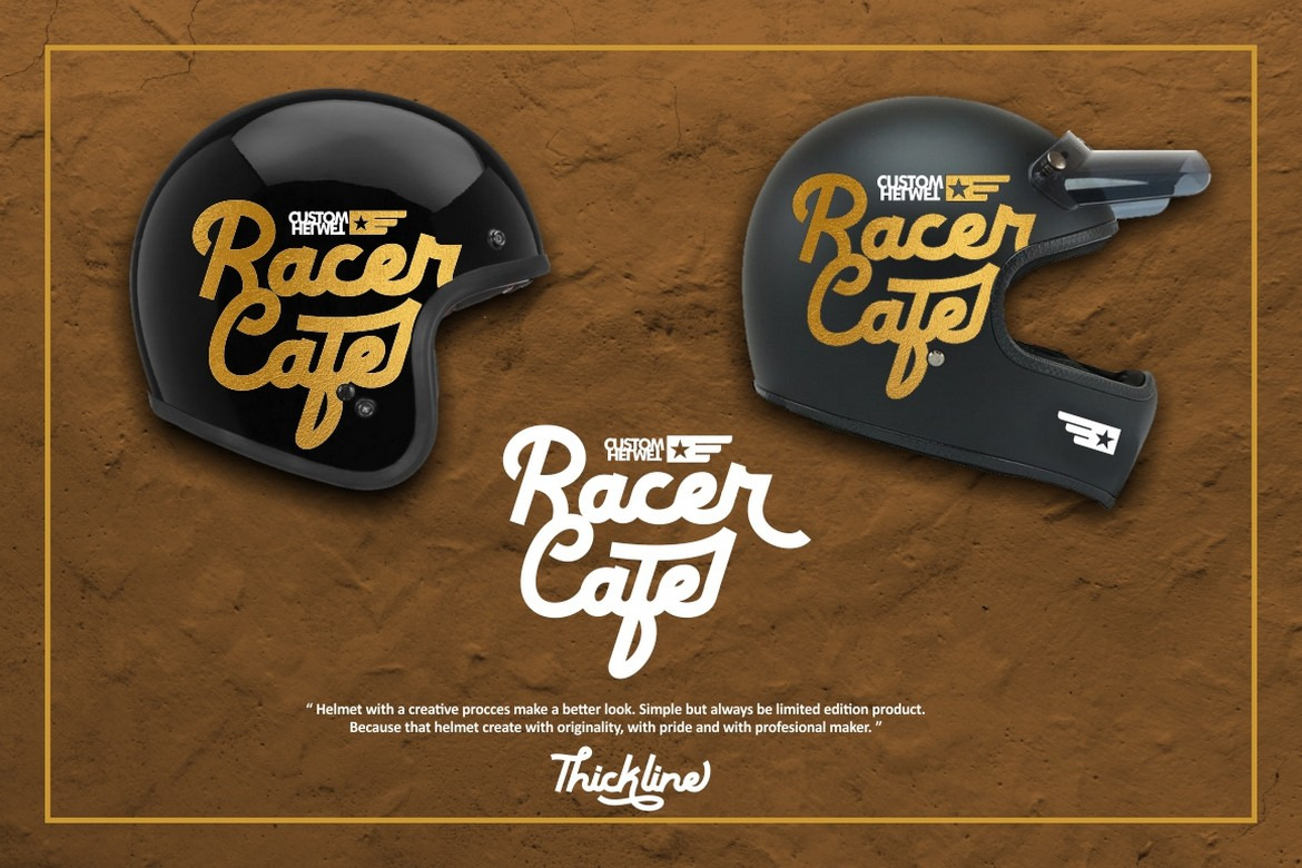 Thickline - Extra Bold Monoline Font Thickline - Extra Bold Monoline Font
