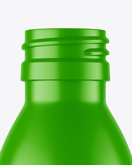 Matte Plastic Bottle Mockup