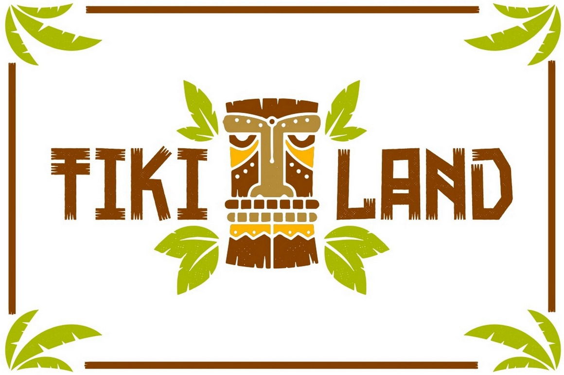 Tikiland - Fun And Unique Display Font Tikiland - Fun And Unique Display Font
