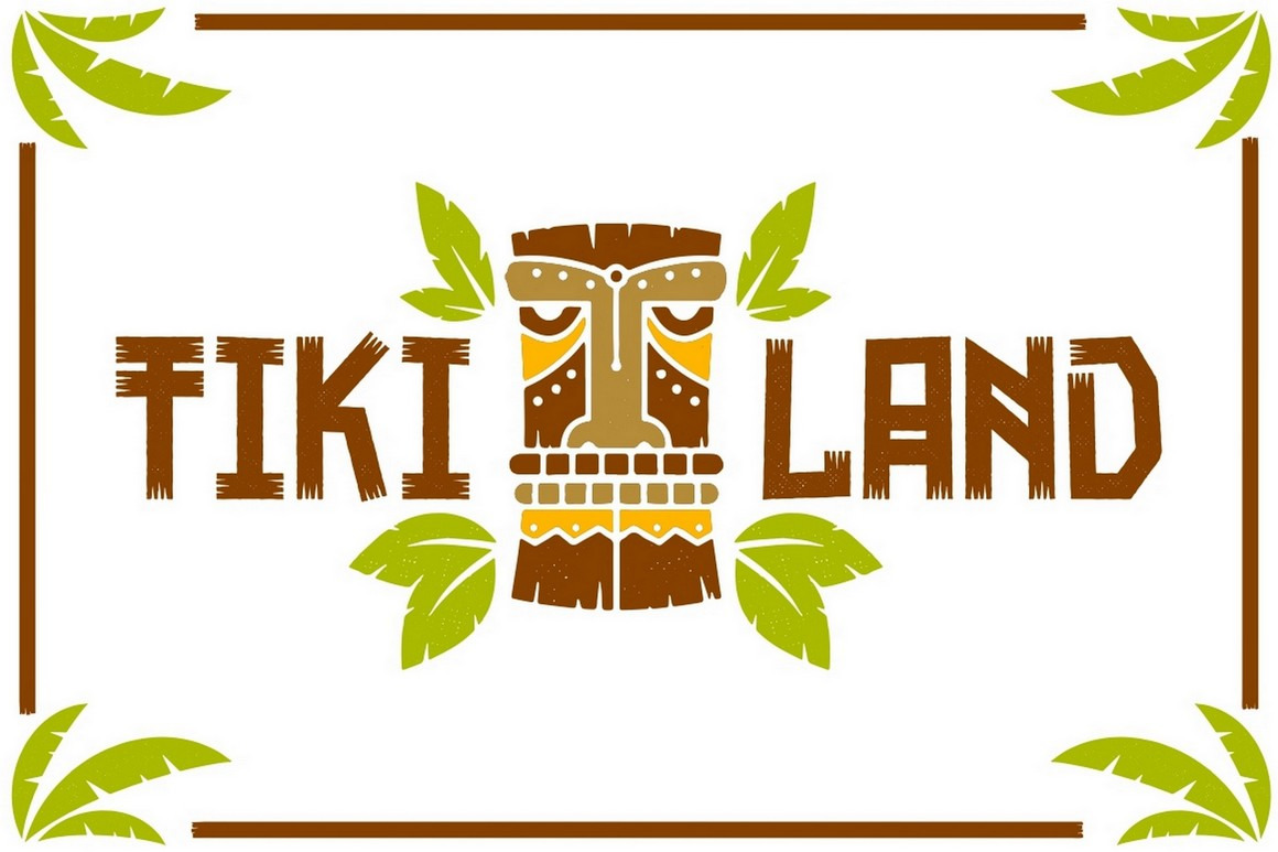 Tikiland - Fun And Unique Display Font