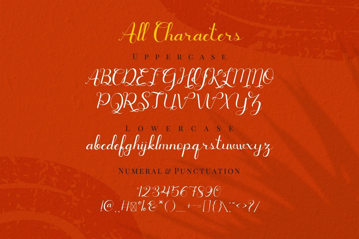 Vanetta - Modern Script Font Vanetta - Modern Script Font