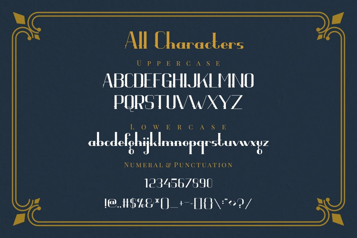 Visaka - Vintage Display Font Visaka - Vintage Display Font