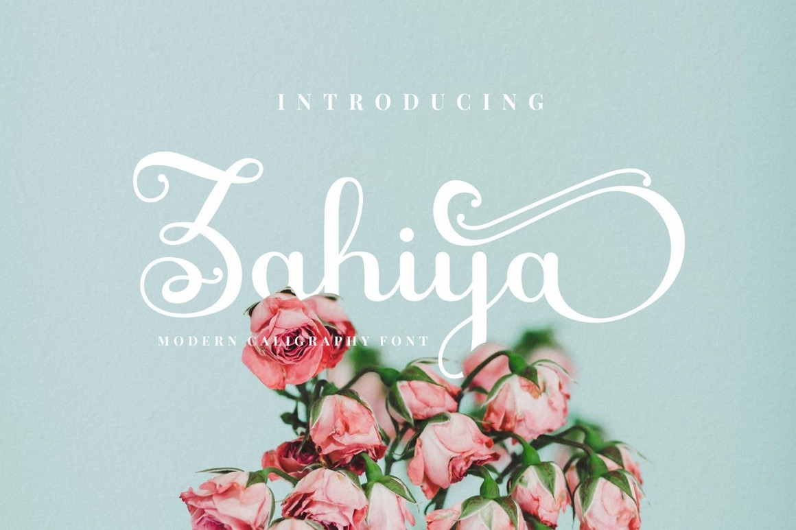 Zahiya - Modern Unique Calligraphy Font