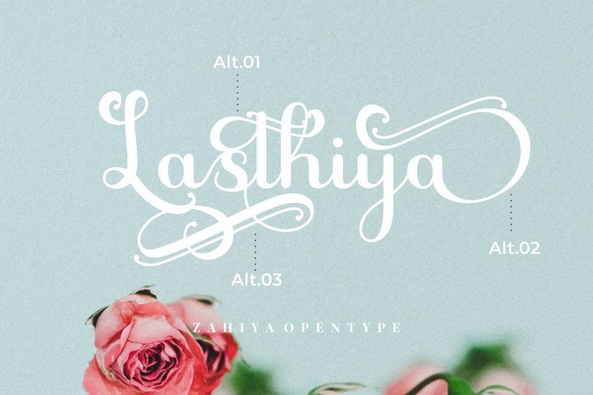 Zahiya - Modern Unique Calligraphy Font