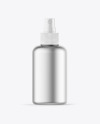 Metallic Spray Bottle Mockup