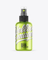 Metallic Spray Bottle Mockup