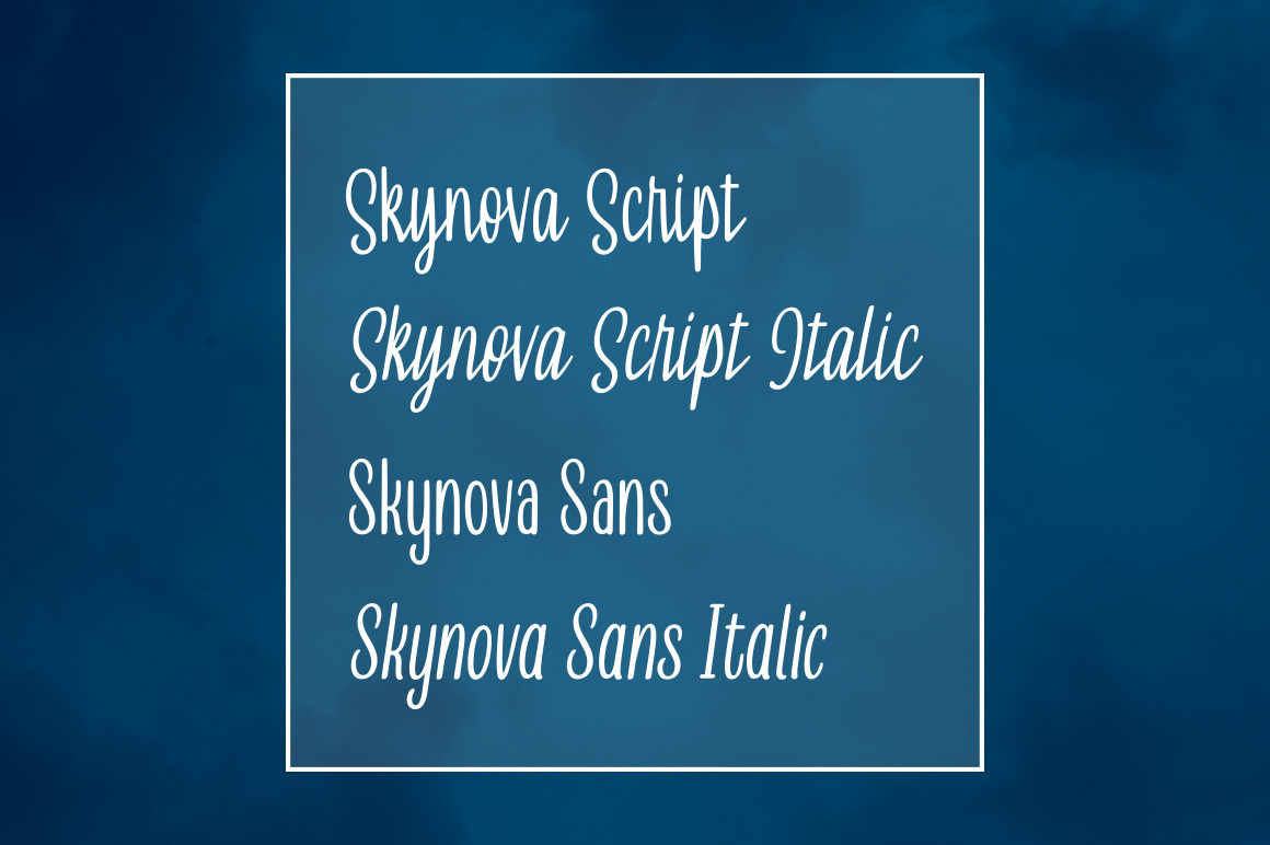 Skynova Font Skynova Font