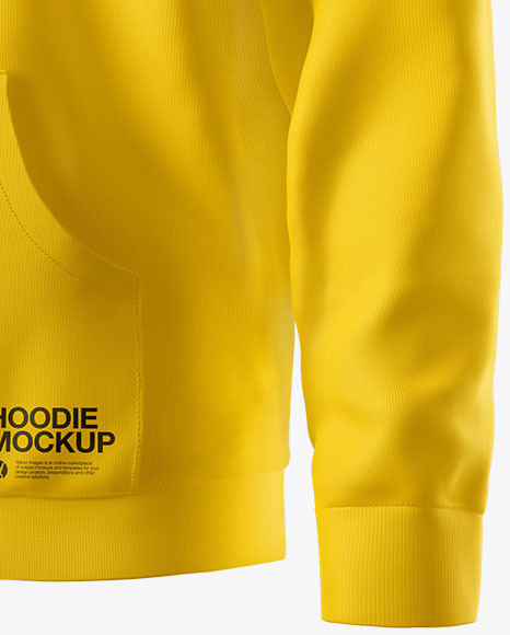 Hoodie Mockup - Half Side View