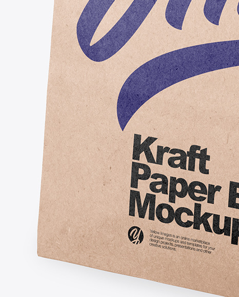 Kraft Paper Bag Mockup