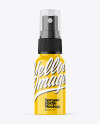 Glossy 50ml Spray Bottle Mockup