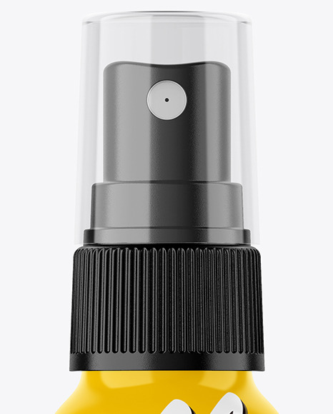 Glossy 50ml Spray Bottle Mockup