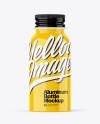 Glossy 50ml Aluminum Bottle w/ Screw Cap Mockup Glossy 50ml Aluminum Bottle w/ Screw Cap Mockup
