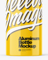 Glossy 50ml Aluminum Bottle w/ Screw Cap Mockup Glossy 50ml Aluminum Bottle w/ Screw Cap Mockup