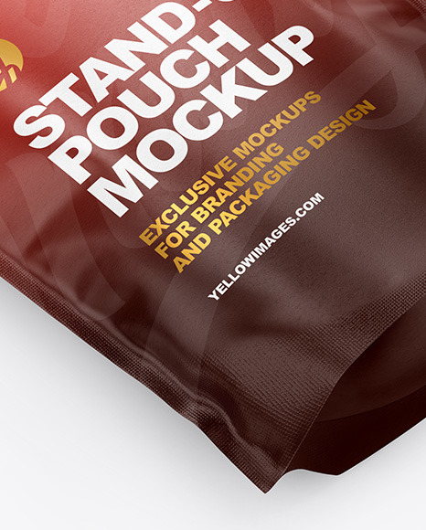 Paper Stand-up Pouch Mockup