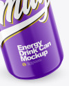 330ml Glossy Drink Can Mockup