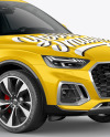 Crossover SUV Mockup – HalfSide View