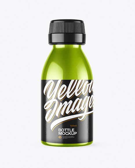 Metallic Bottle Mockup